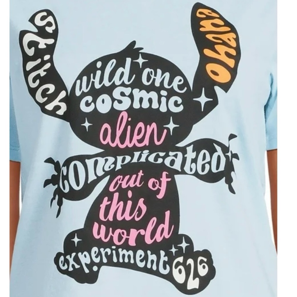 Disney “Stitch” Graphic Tee (NWT) (Size: Large/11-13) - Picture 4 of 10